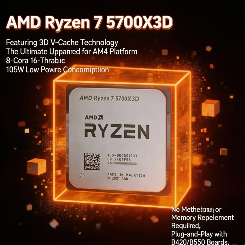 Amd Cpu Ryzen 7 - Neuer AMD Ryzen 7 5700X3D R7