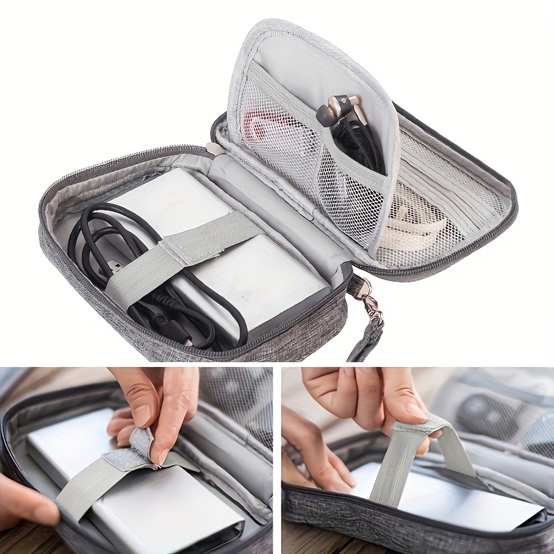 Tech Accessories Case - Reisetaschen für Kabel tragbare Elektronik Organizer