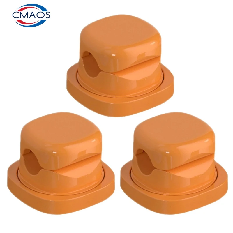 Desk Cable Clip - 3er-Pack drehbarer Kabelorganizer für den Schreibtisch,