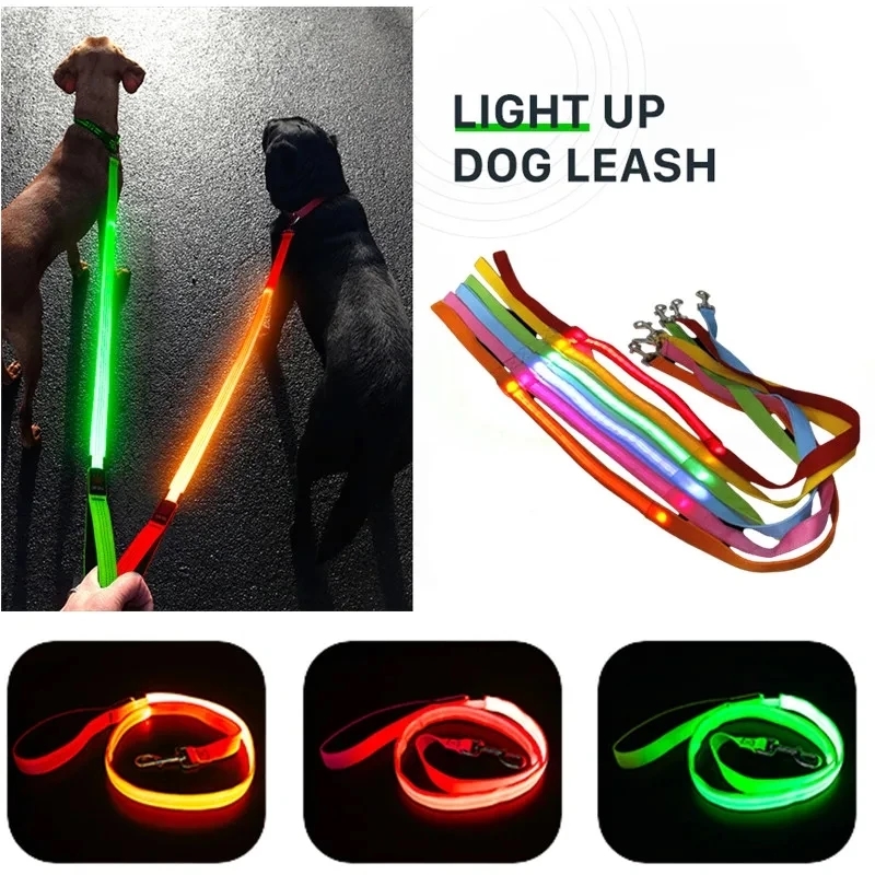 Tech Dog Accessories - Led Haustier Hund Leine Seil Mit