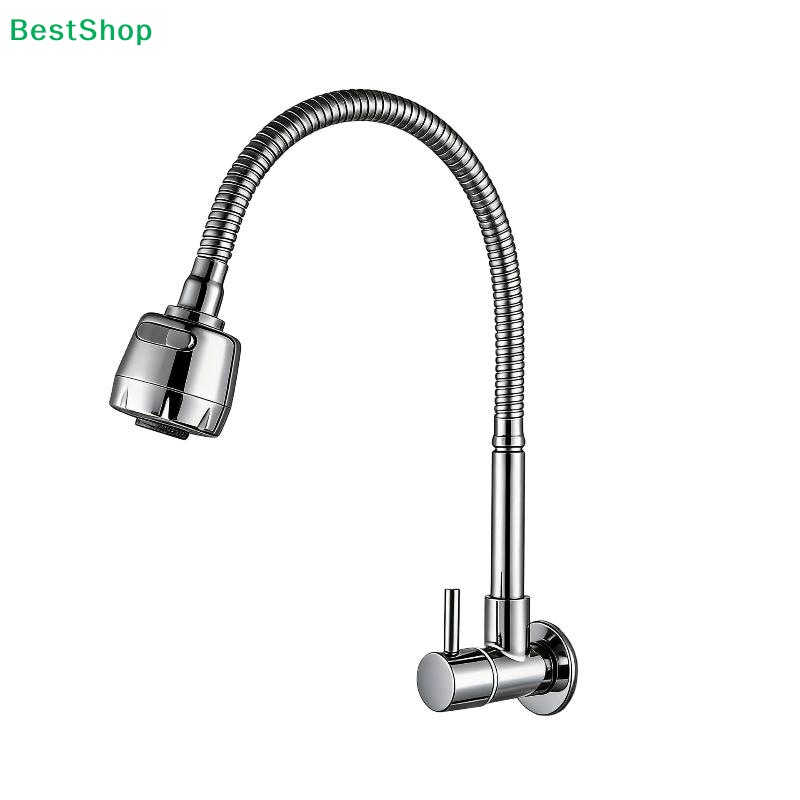 Tech Room Accessories - ⚑ Wandmontierter Flexibler Schwanenhals-Küchenhahn, 360° °
