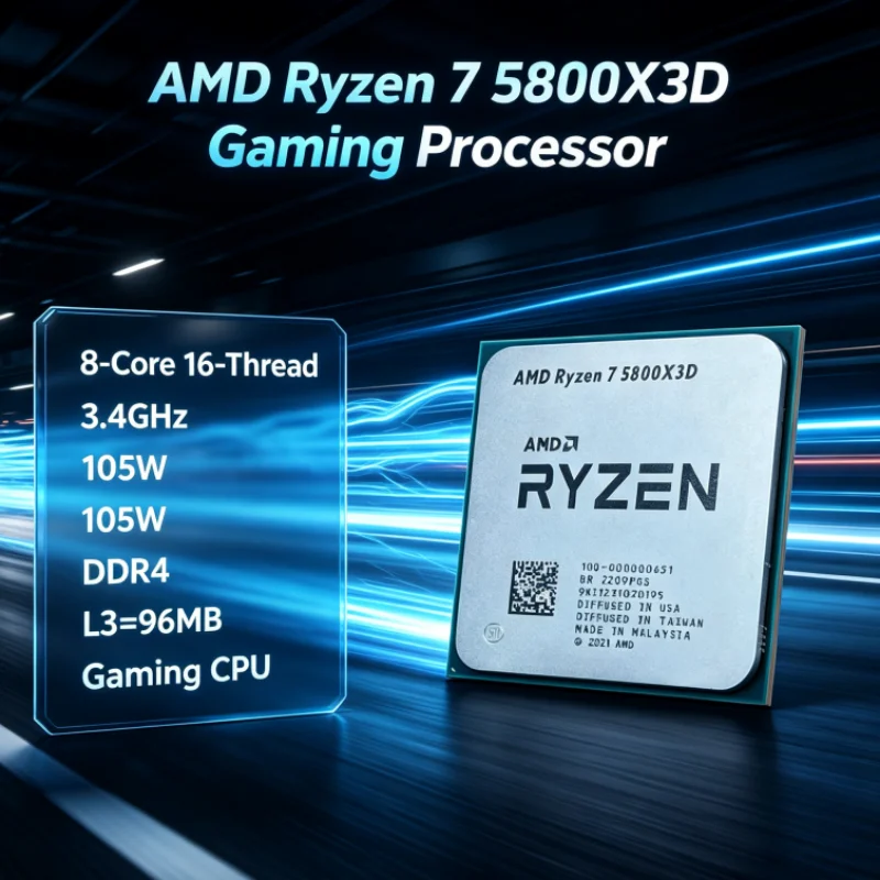 AMD R7 5800X3D 96 MB 8-Kern 16 – Amd Cpu Ryzen 7 Bewertung und Preis