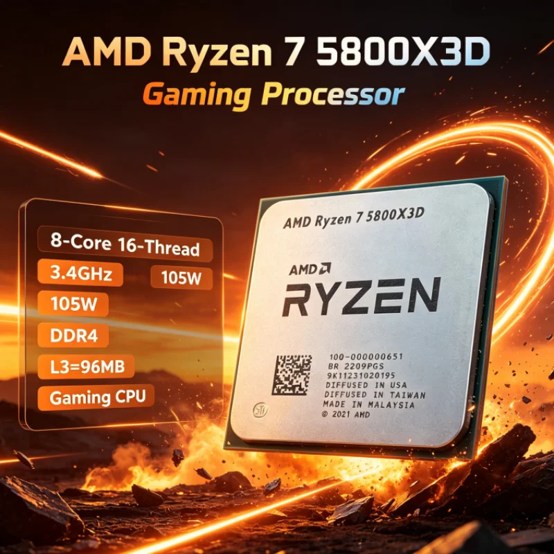 AMD R7 5800X3D 96 MB 8-Kern 16 – Amd Cpu Ryzen 7 Bewertung und Preis