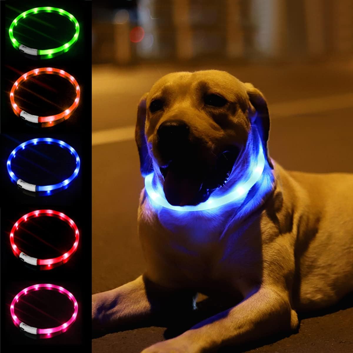 Silikon-LED-Hundehalsband, wie – Tech Dog Accessories Bewertung und Preis