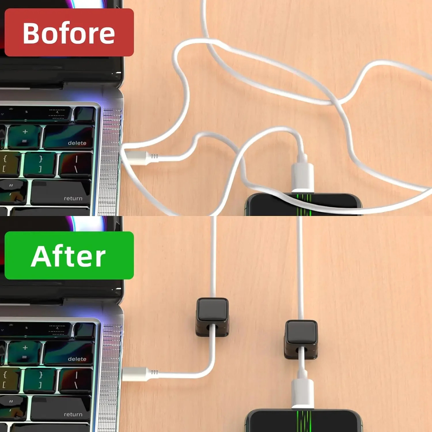 Mini-Kabelorganisator, magneti – Desk Cable Clip Bewertung und Preis