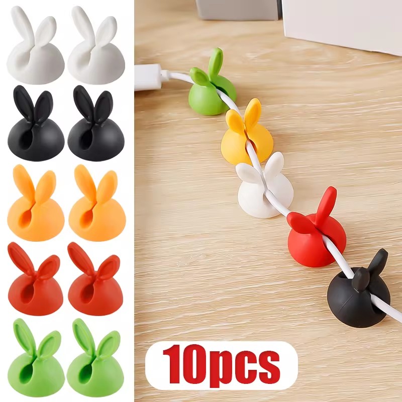 Niedliche Kaninchen Ohr Kabel  – Desk Cable Clip Bewertung und Preis