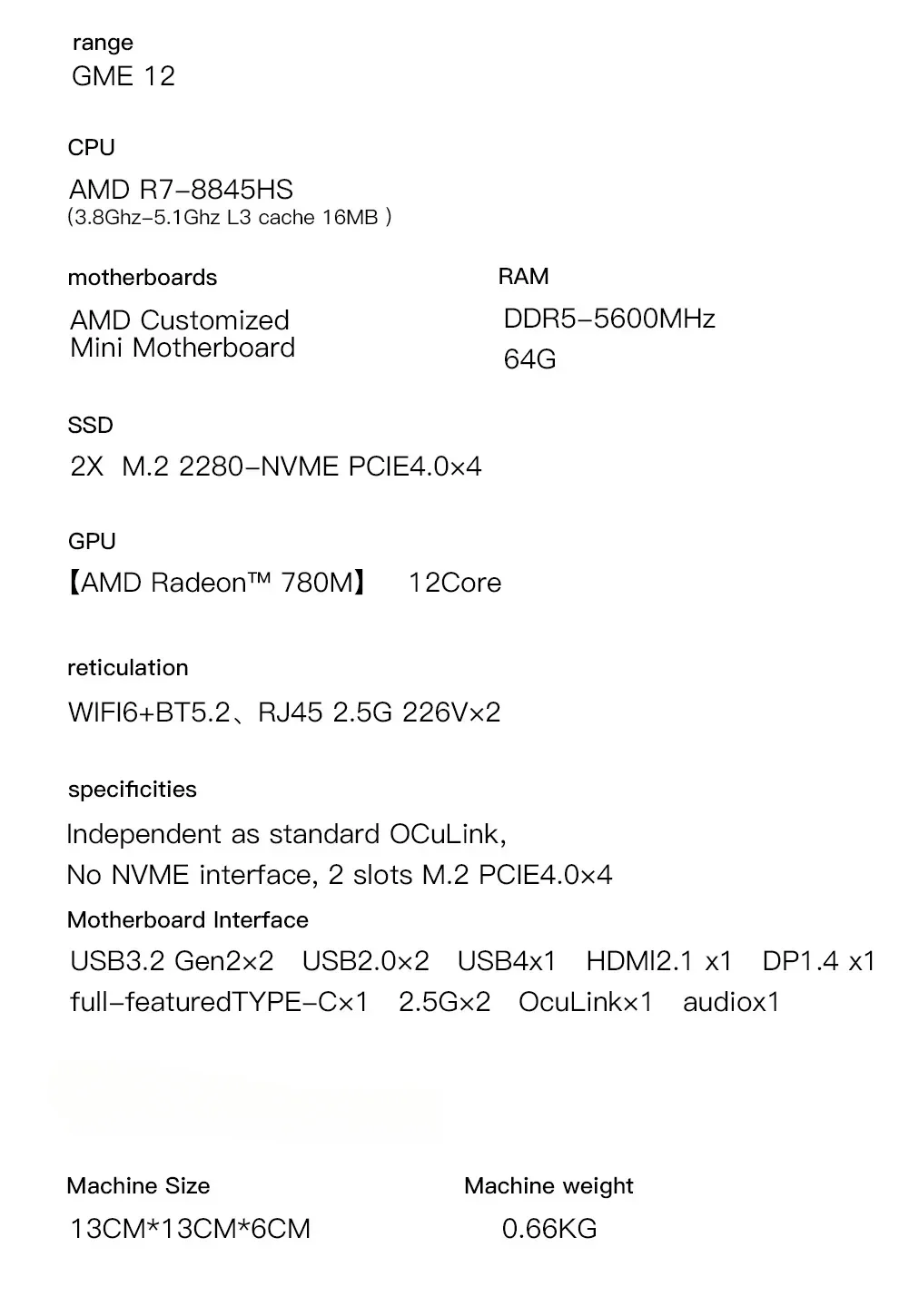 Aoostar GEM12 AMD Ryzen 7 8845 – Amd Cpu Ryzen 7 Bewertung und Preis