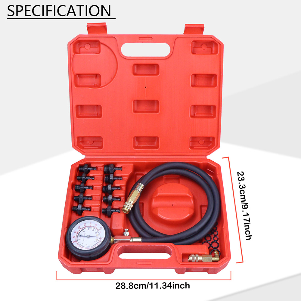 Öldruckprüfgerät-Set, 0–140 ps – Tech Accessories Case Bewertung und Preis