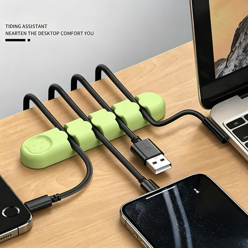 Silikon-Kabelorganisator Selbs – Desk Cable Clip Bewertung und Preis