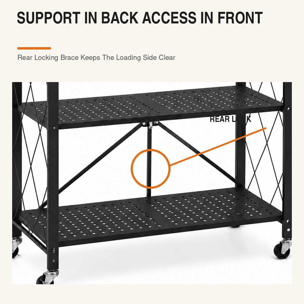 Zoe 3-stöckiges, zusammenklapp – Tech Room Accessories Bewertung und Preis