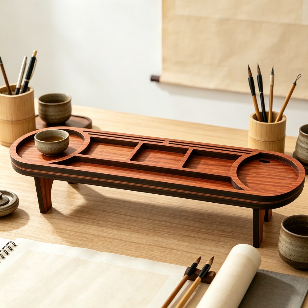 Hölzerner Schreibtisch-Organiz – Tech Office Accessories Bewertung und Preis