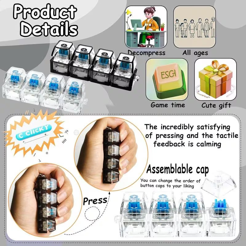 1 Stück LED-Leucht-Tastatur-Sc – Tech Office Accessories Bewertung und Preis