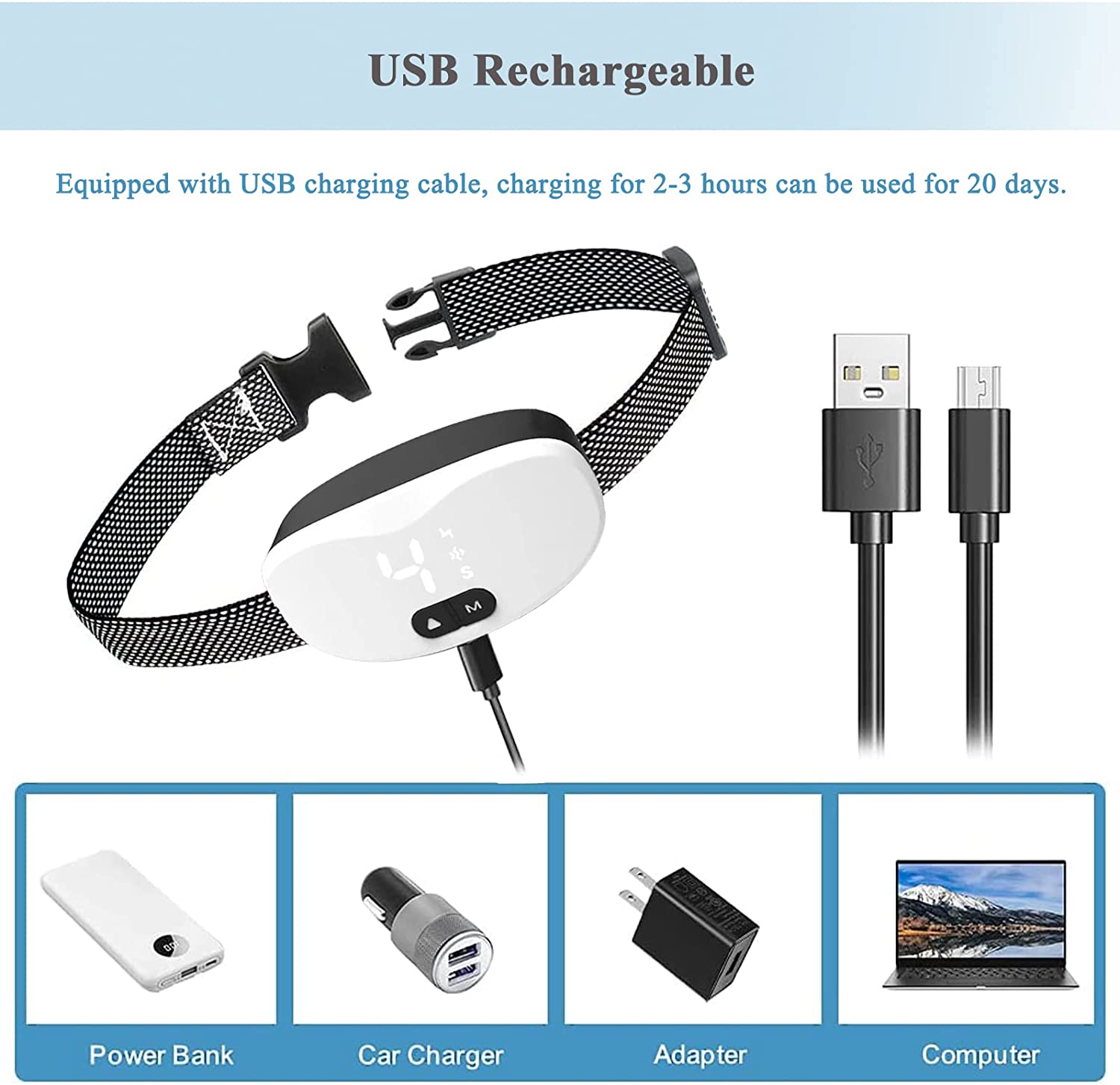 Anti-Bell-Hundehalsband mit El – Tech Dog Accessories Bewertung und Preis