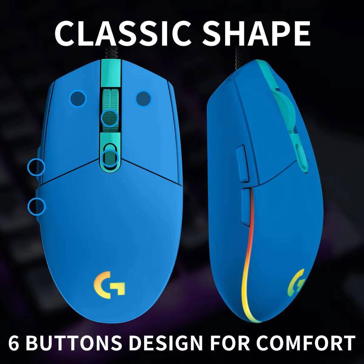 Logitech G203 Prodigy Kabelgeb – Logitech Mouse G203 Bewertung und Preis