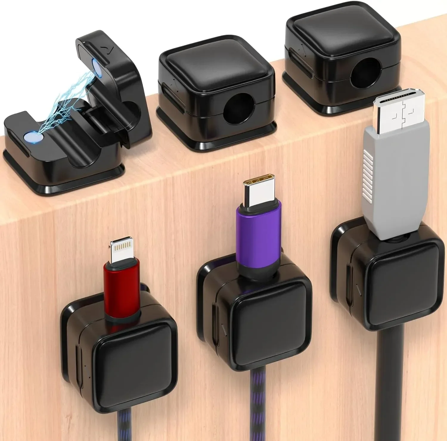 Mini-Kabelorganisator, magneti – Desk Cable Clip Bewertung und Preis